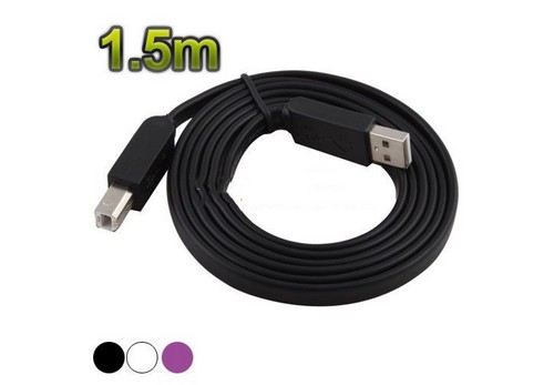 CABLE IMPRIMANTE PLAT USB 2.0 1.2M   Caractéristiques:
Brand new et...